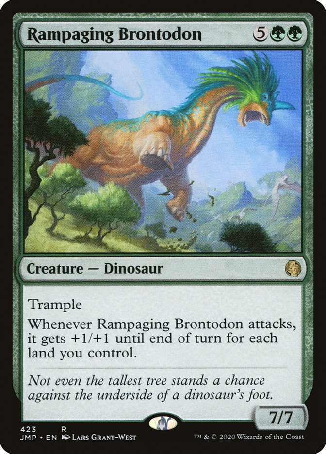 Rampaging Brontodon [Jumpstart] | Jomio and Rueliete's Cards and Comics