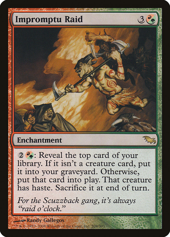 Impromptu Raid [Shadowmoor] | Jomio and Rueliete's Cards and Comics