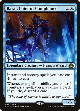 Baral, Chief of Compliance [Aether Revolt] | Jomio and Rueliete's Cards and Comics