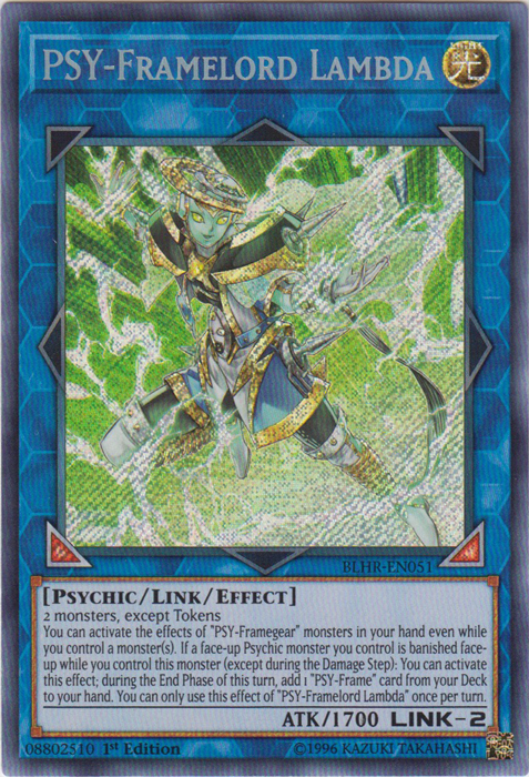 PSY-Framelord Lambda [BLHR-EN051] Secret Rare | Jomio and Rueliete's Cards and Comics