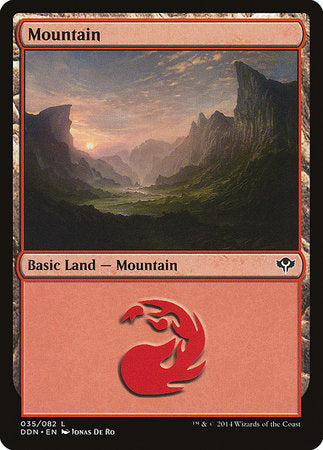 Mountain (35) [Duel Decks: Speed vs. Cunning] | Jomio and Rueliete's Cards and Comics