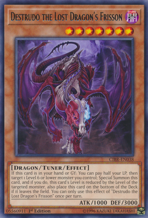Destrudo the Lost Dragon's Frisson [CIBR-EN038] Rare | Jomio and Rueliete's Cards and Comics