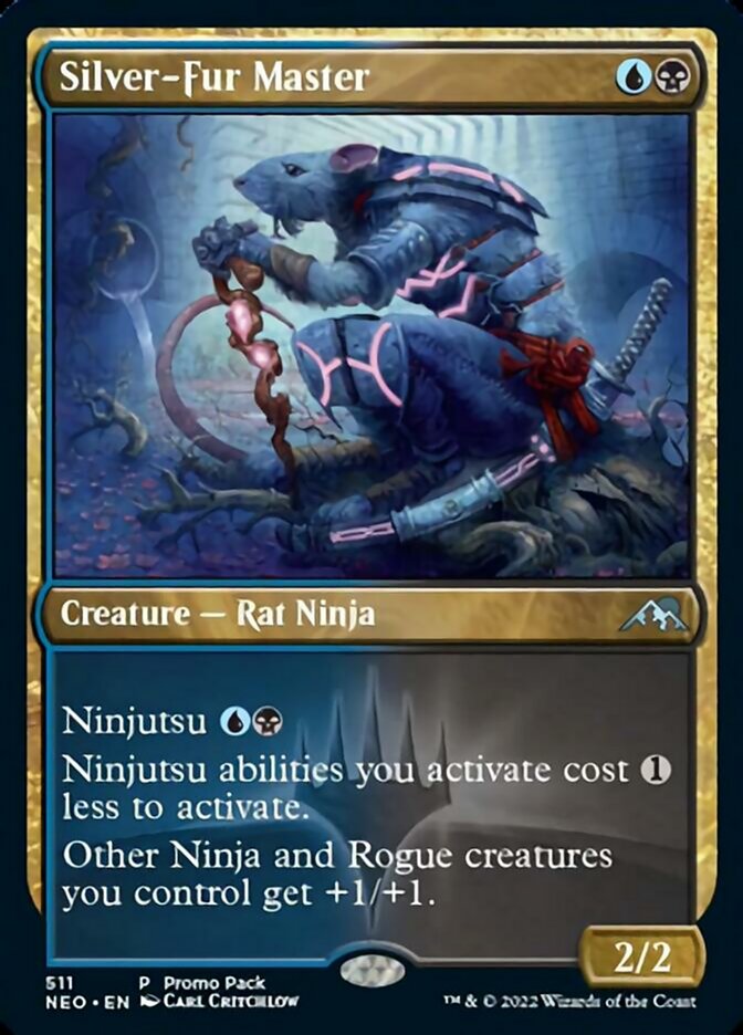 Silver-Fur Master (Promo Pack) [Kamigawa: Neon Dynasty Promos] | Jomio and Rueliete's Cards and Comics