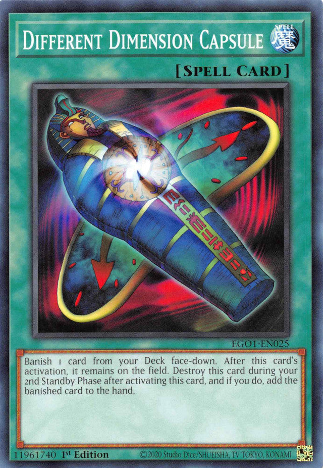 Different Dimension Capsule [EGO1-EN025] Common | Jomio and Rueliete's Cards and Comics