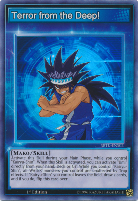 Terror from the Deep! [SBTK-ENS02] Super Rare | Jomio and Rueliete's Cards and Comics