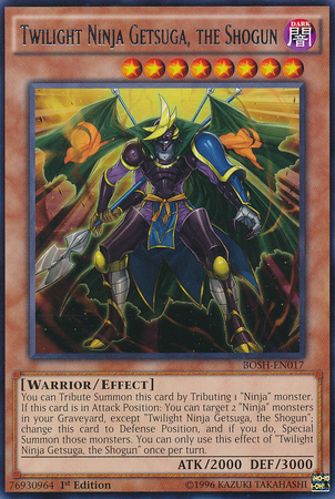Twilight Ninja Getsuga, the Shogun [BOSH-EN017] Rare | Jomio and Rueliete's Cards and Comics