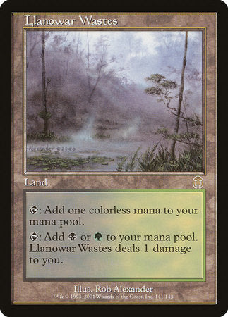 Llanowar Wastes [Apocalypse] | Jomio and Rueliete's Cards and Comics