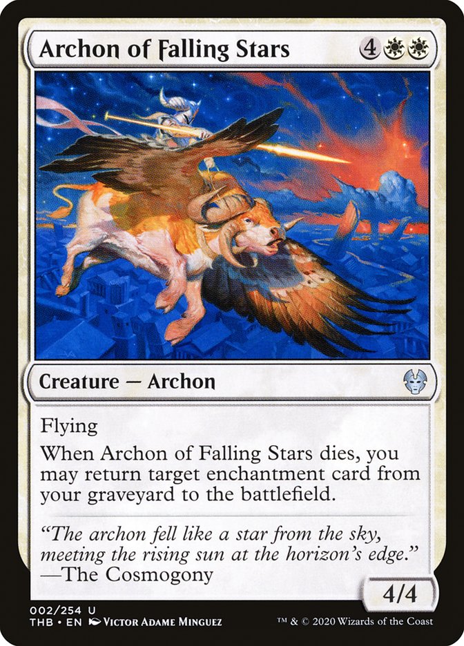 Archon of Falling Stars [Theros Beyond Death] | Jomio and Rueliete's Cards and Comics