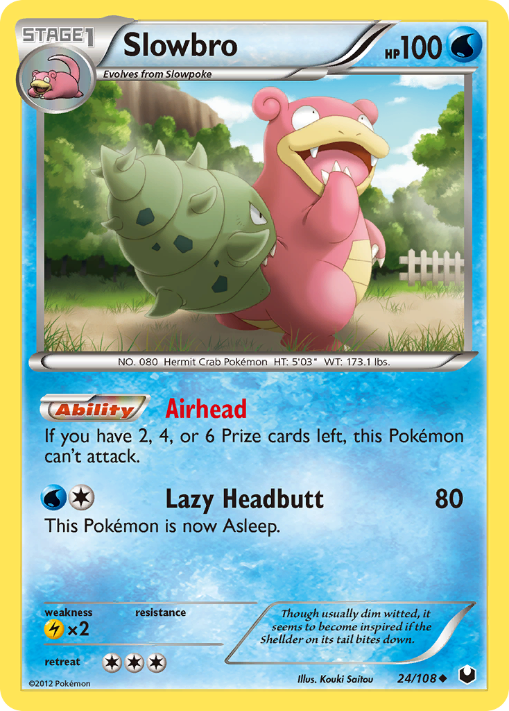 Slowbro (24/108) [Black & White: Dark Explorers] | Jomio and Rueliete's Cards and Comics
