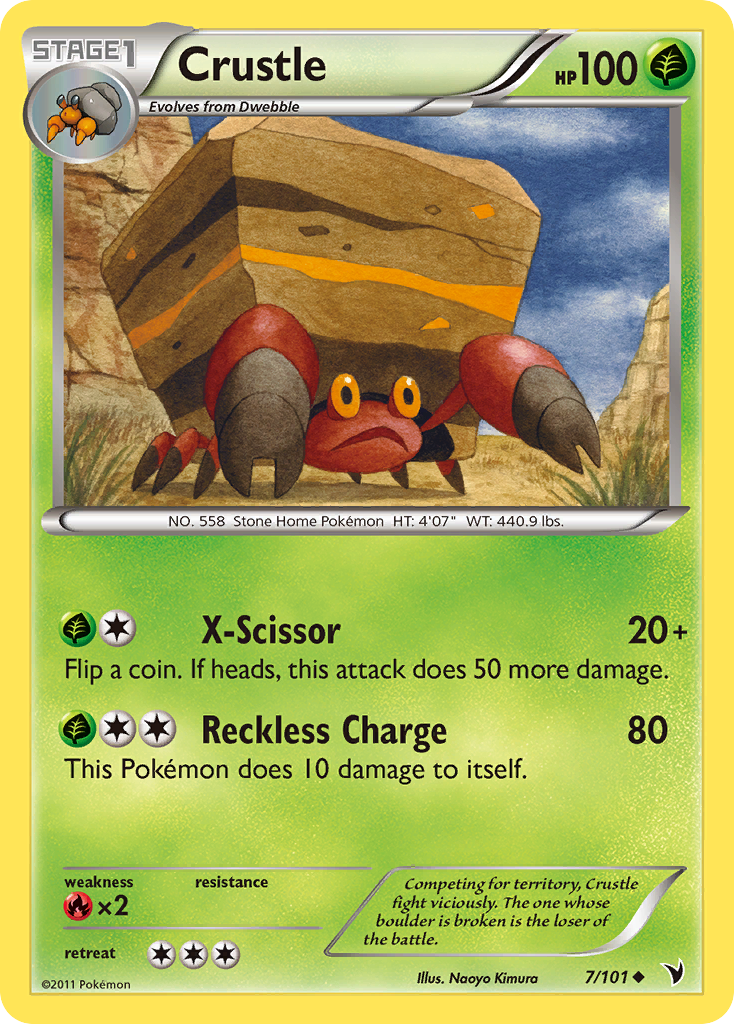 Crustle (7/101) [Black & White: Noble Victories] | Jomio and Rueliete's Cards and Comics