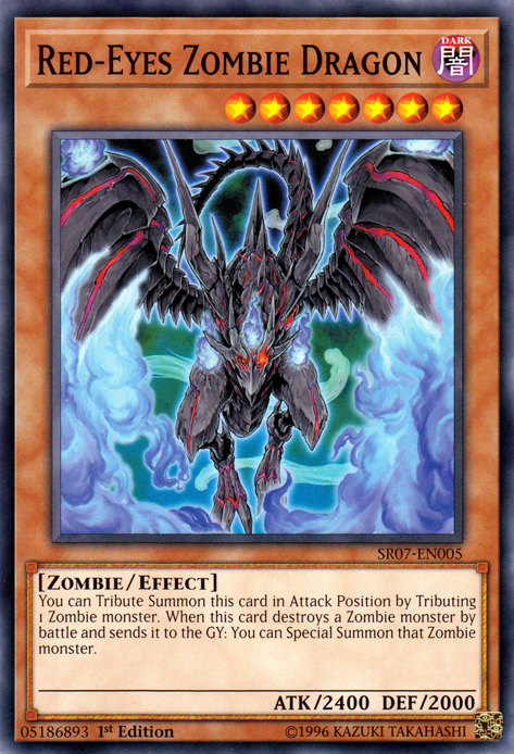 Red-Eyes Zombie Dragon [SR07-EN005] Common | Jomio and Rueliete's Cards and Comics