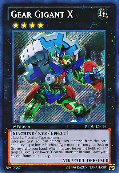 Gear Gigant X [REDU-EN046] Secret Rare | Jomio and Rueliete's Cards and Comics
