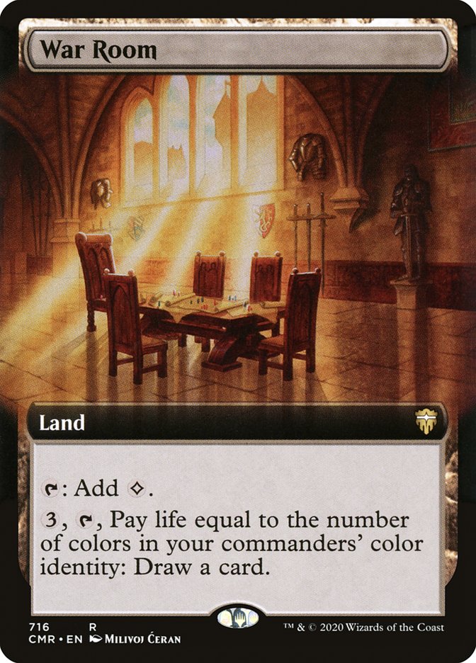 War Room (Extended Art) [Commander Legends] | Jomio and Rueliete's Cards and Comics