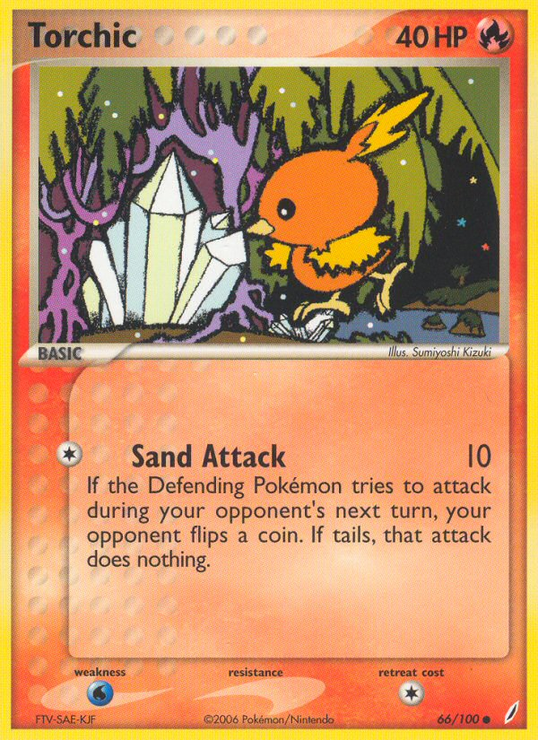 Torchic (66/100) [EX: Crystal Guardians] | Jomio and Rueliete's Cards and Comics