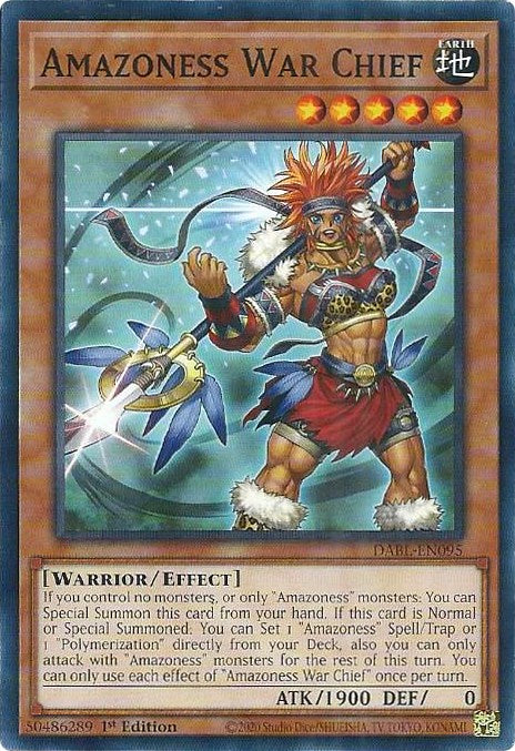 Amazoness War Chief [DABL-EN095] Common | Jomio and Rueliete's Cards and Comics