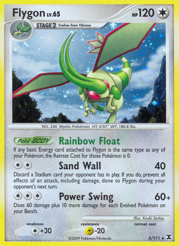 Flygon (5/111) [Platinum: Rising Rivals] | Jomio and Rueliete's Cards and Comics