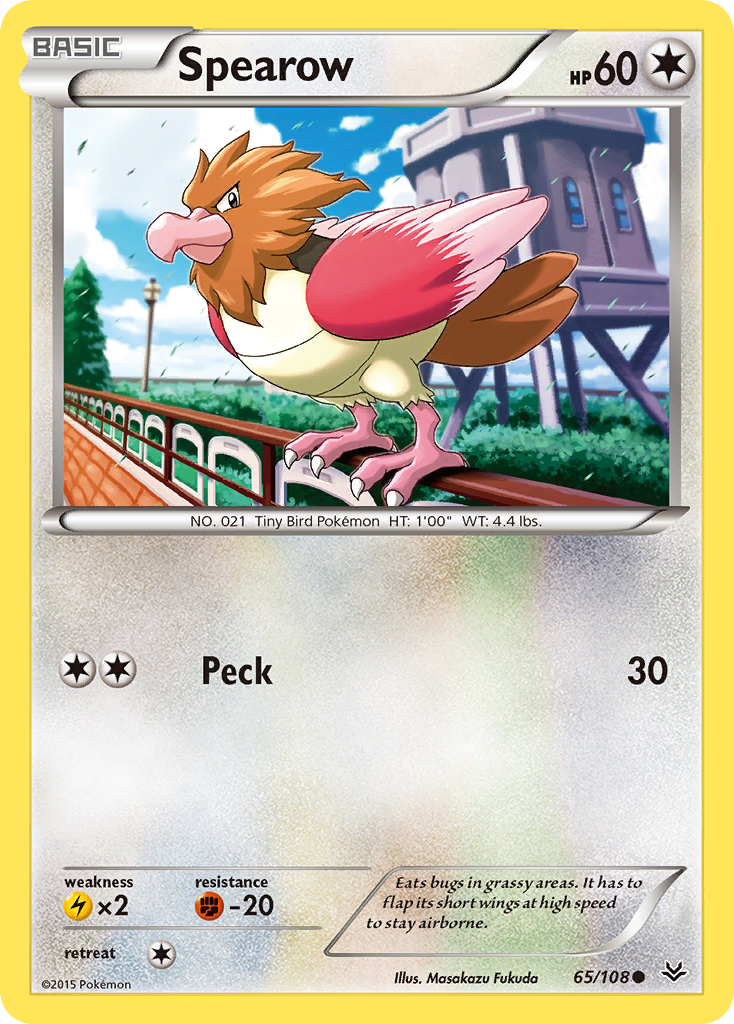 Spearow (65/108) [XY: Roaring Skies] | Jomio and Rueliete's Cards and Comics