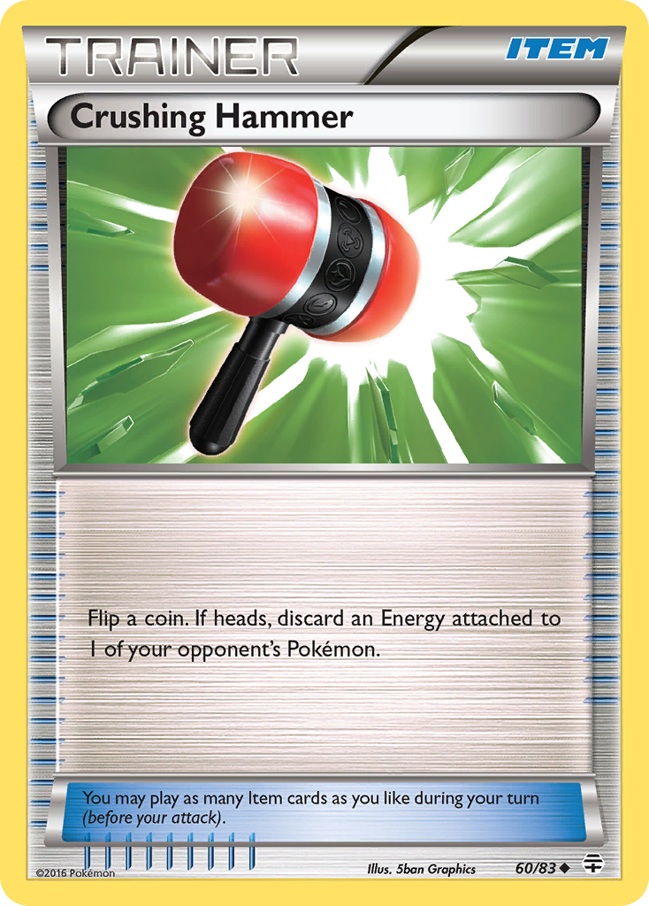 Crushing Hammer (60/83) [XY: Generations] | Jomio and Rueliete's Cards and Comics
