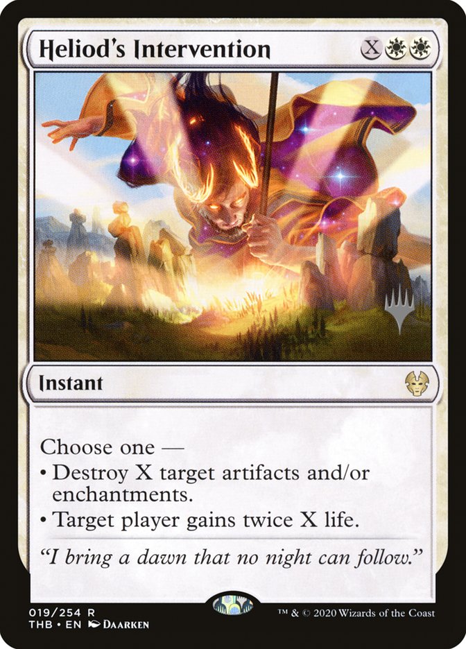 Heliod's Intervention (Promo Pack) [Theros Beyond Death Promos] | Jomio and Rueliete's Cards and Comics