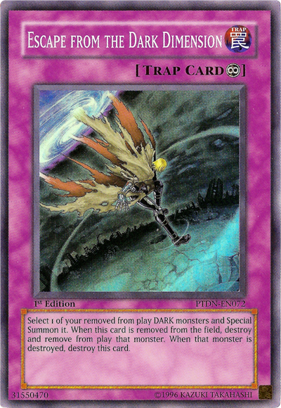 Escape from the Dark Dimension [PTDN-EN072] Super Rare | Jomio and Rueliete's Cards and Comics