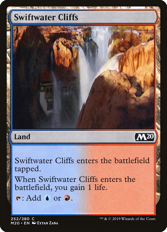 Swiftwater Cliffs [Core Set 2020] | Jomio and Rueliete's Cards and Comics