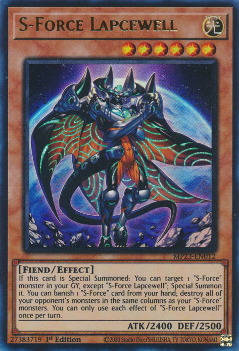 S-Force Lapcewell [MP23-EN012] Ultra Rare | Jomio and Rueliete's Cards and Comics