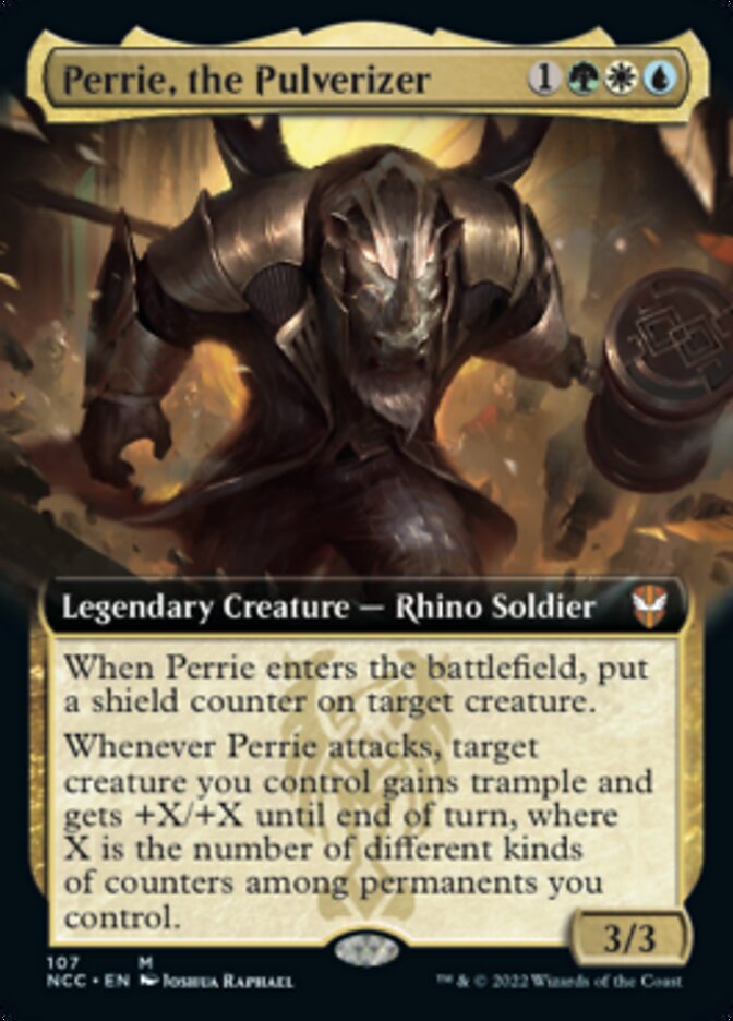Perrie, the Pulverizer (Extended Art) [Streets of New Capenna Commander] | Jomio and Rueliete's Cards and Comics