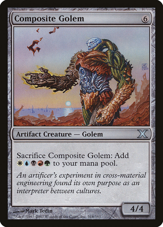 Composite Golem [Tenth Edition] | Jomio and Rueliete's Cards and Comics
