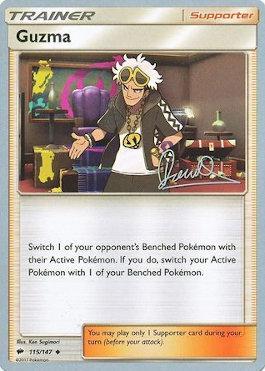 Guzma (115/147) (Infinite Force - Diego Cassiraga) [World Championships 2017] | Jomio and Rueliete's Cards and Comics