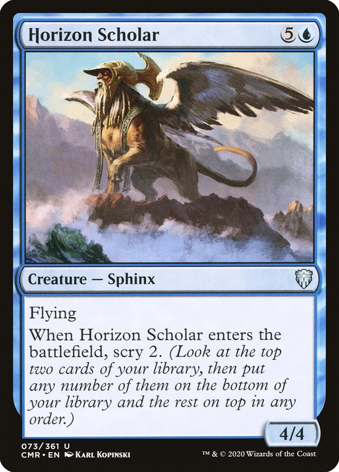 Horizon Scholar [Commander Legends] | Jomio and Rueliete's Cards and Comics