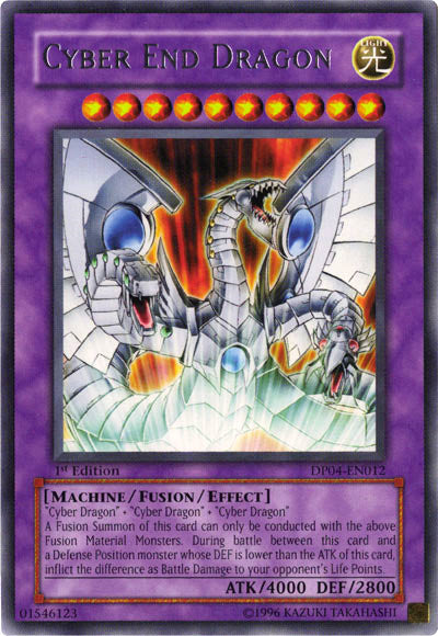 Cyber End Dragon [DP04-EN012] Rare | Jomio and Rueliete's Cards and Comics
