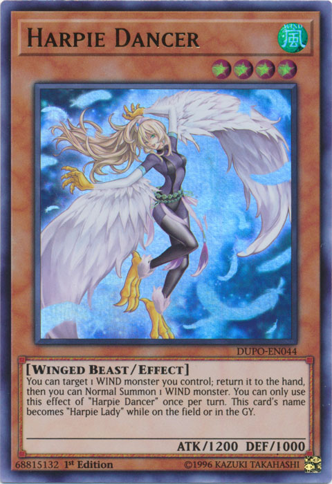 Harpie Dancer [DUPO-EN044] Ultra Rare | Jomio and Rueliete's Cards and Comics