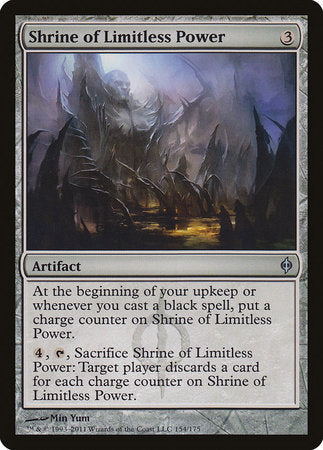 Shrine of Limitless Power [New Phyrexia] | Jomio and Rueliete's Cards and Comics