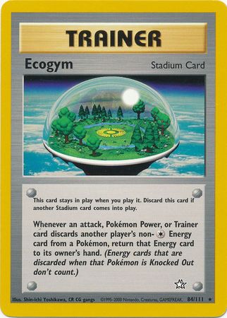 Ecogym (84/111) [Neo Genesis Unlimited] | Jomio and Rueliete's Cards and Comics