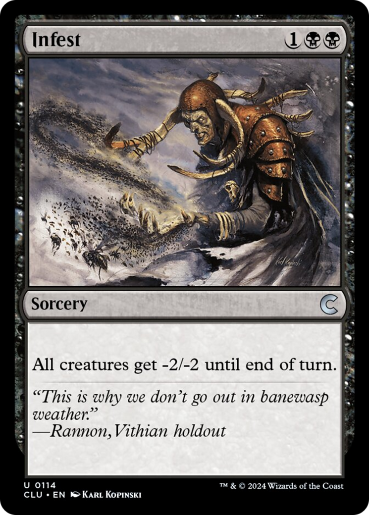 Infest [Ravnica: Clue Edition] | Jomio and Rueliete's Cards and Comics