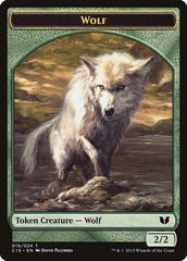 Wolf // Zombie Double-Sided Token [Commander 2015 Tokens] | Jomio and Rueliete's Cards and Comics