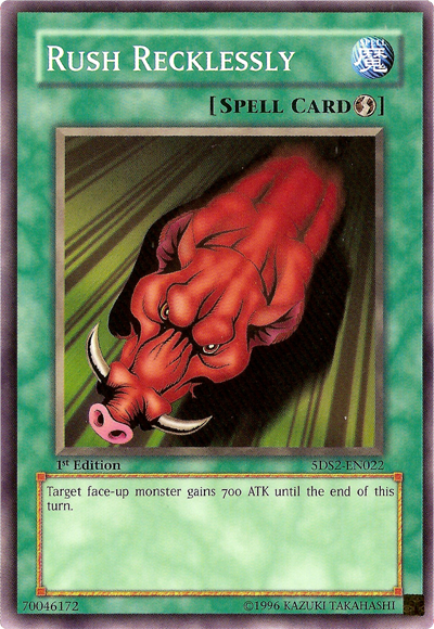 Rush Recklessly [5DS2-EN022] Common | Jomio and Rueliete's Cards and Comics