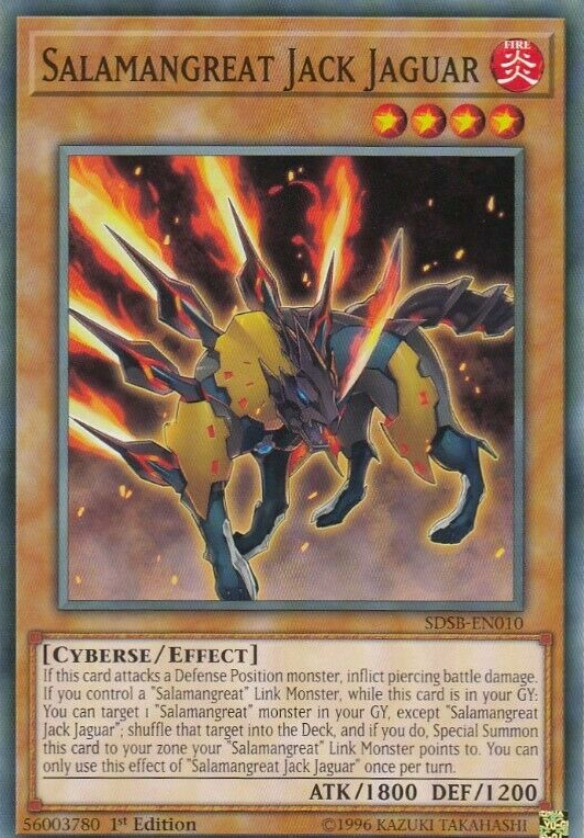 Salamangreat Jack Jaguar [SDSB-EN010] Common | Jomio and Rueliete's Cards and Comics
