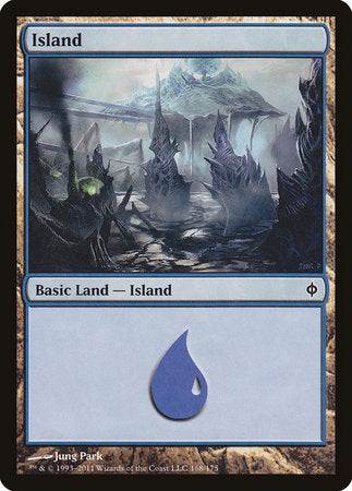 Island (168) [New Phyrexia] | Jomio and Rueliete's Cards and Comics