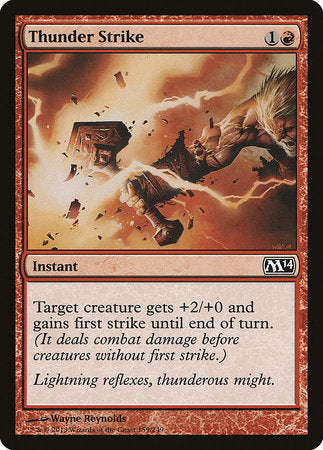 Thunder Strike [Magic 2014] | Jomio and Rueliete's Cards and Comics