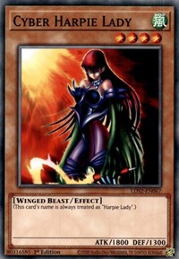 Cyber Harpie Lady [LDS2-EN067] Common | Jomio and Rueliete's Cards and Comics