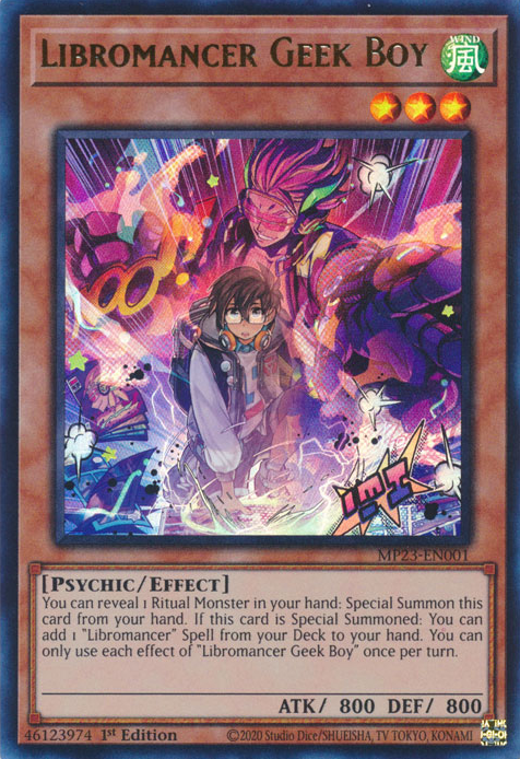 Libromancer Geek Boy [MP23-EN001] Ultra Rare | Jomio and Rueliete's Cards and Comics