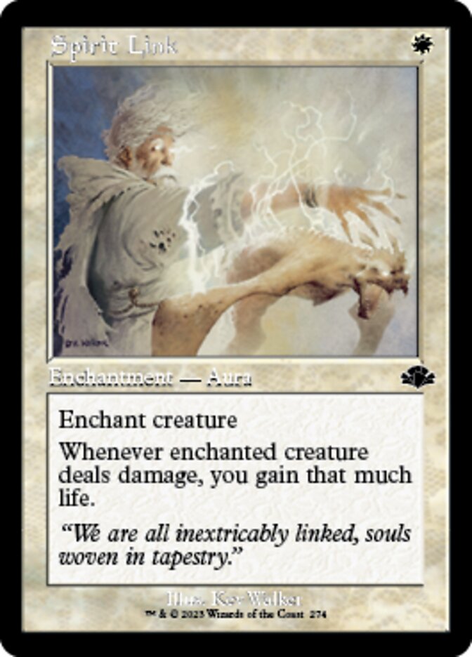 Spirit Link (Retro) [Dominaria Remastered] | Jomio and Rueliete's Cards and Comics