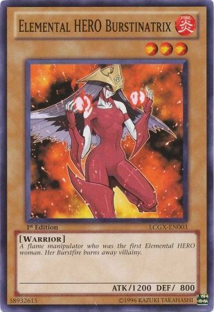 Elemental HERO Burstinatrix [LCGX-EN003] Common | Jomio and Rueliete's Cards and Comics