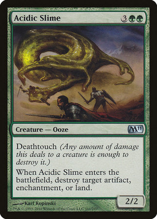 Acidic Slime [Magic 2011] | Jomio and Rueliete's Cards and Comics