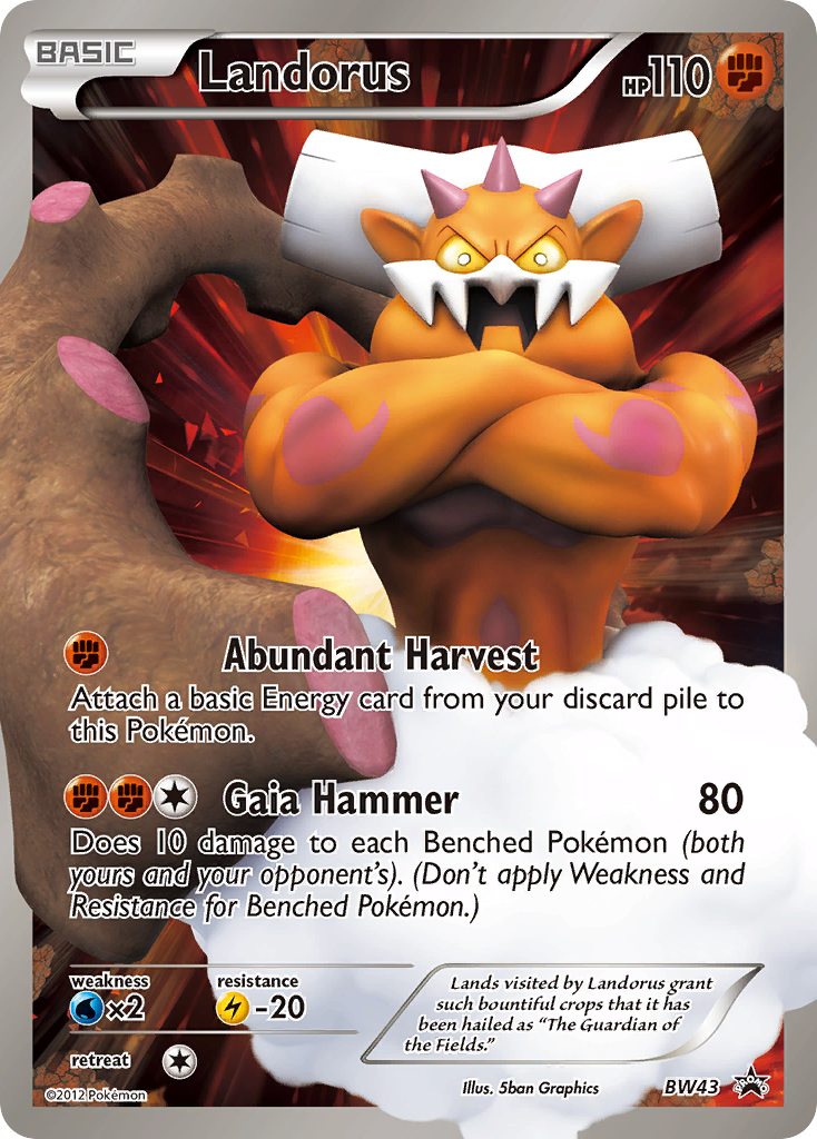 Landorus (BW43) [Black & White: Black Star Promos] | Jomio and Rueliete's Cards and Comics