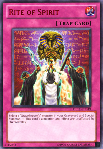Rite of Spirit (Red) [DL11-EN019] Rare | Jomio and Rueliete's Cards and Comics