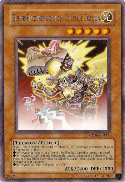 Super-Electromagnetic Voltech Dragon [CP06-EN008] Rare | Jomio and Rueliete's Cards and Comics