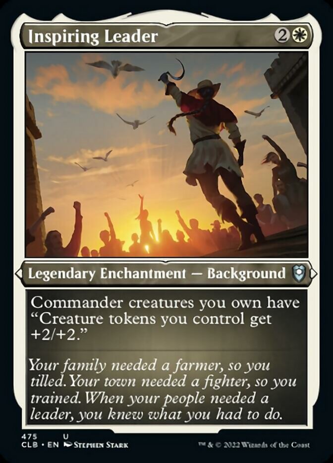 Inspiring Leader (Foil Etched) [Commander Legends: Battle for Baldur's Gate] | Jomio and Rueliete's Cards and Comics
