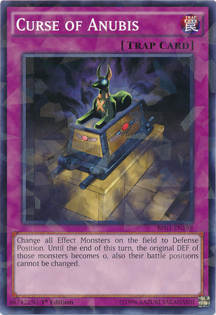 Curse of Anubis (Shatterfoil) [BP03-EN199] Common | Jomio and Rueliete's Cards and Comics